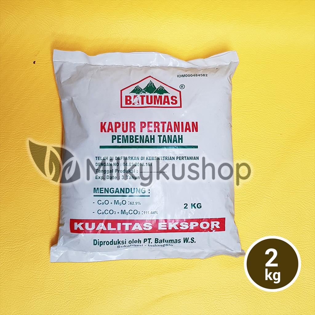 KAPUR PERTANIAN DOLOMIT DOLOMITE BATUMAS 2 KG KEMASAN PABRIK