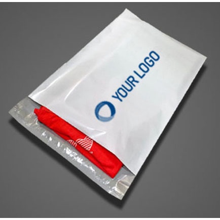 Sablon Plastik Polymailer Kemasan Plastik Packing Plus Perekat 35x45