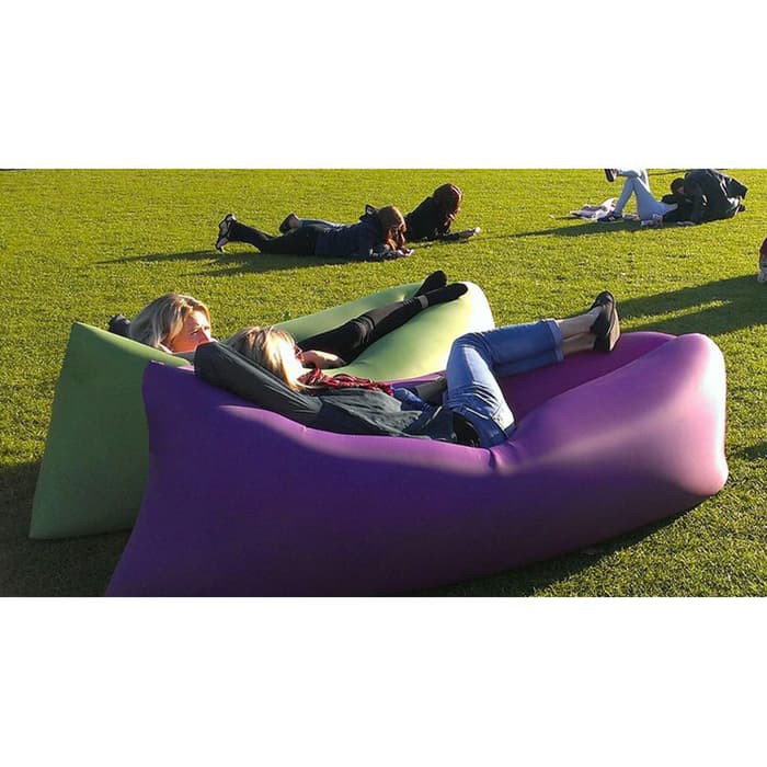 Gadgetku4u  Kursi Angin Malas Portabel Diisi Udara Bean Bag 70 x 260 CM