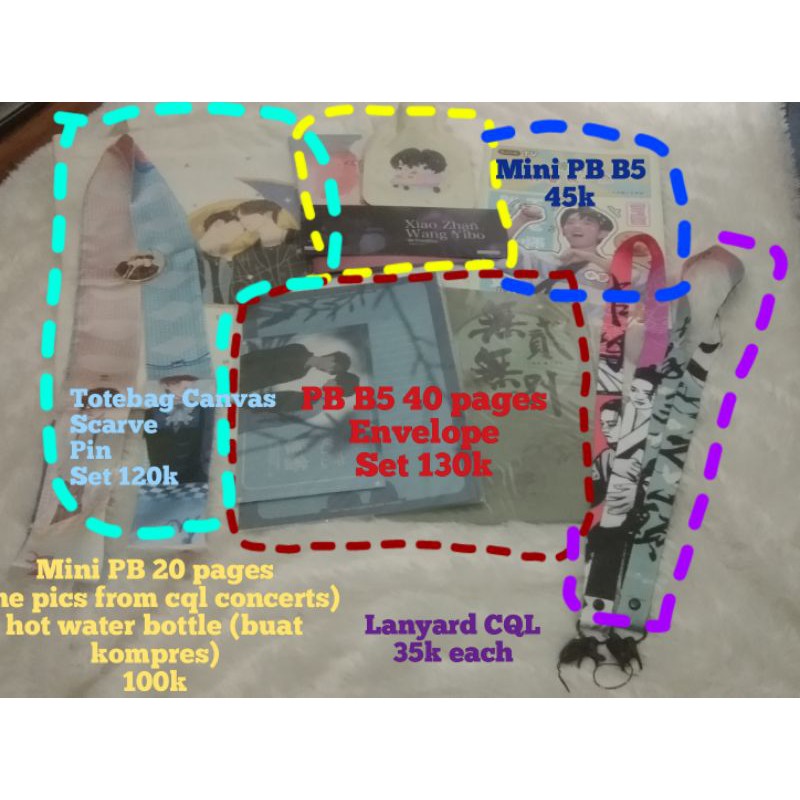 Fansite Merch CQL The Untamed Wang Yibo Xiao Zhan