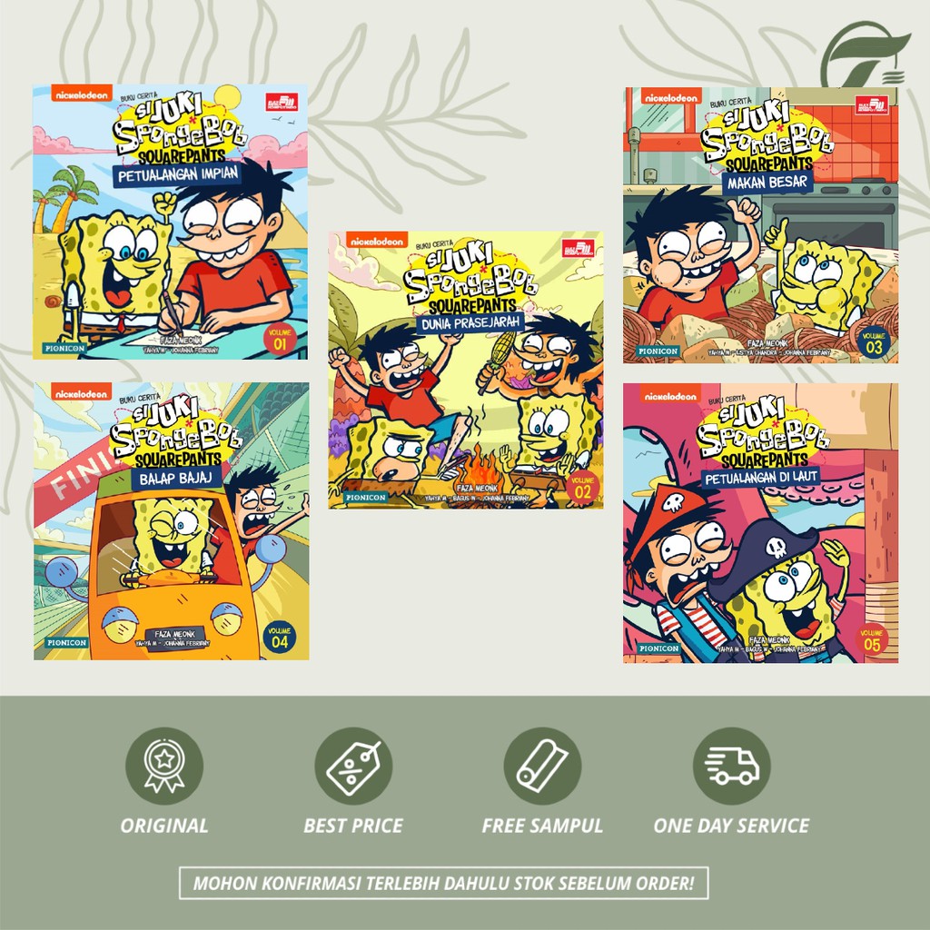 SERI SI JUKI X SPONGEBOB SQUAREPANTS VOL 01/02/03/04/05