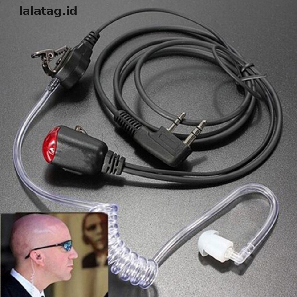 (Flyag) Headset earpiece walkie talkie Warna Hitam Untuk Keamanan  (ID) Buku Novel Dewasa Dalam Bahasa Mandarin