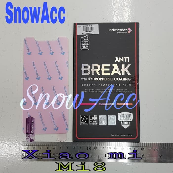 ANTI GORES INDOSCREEN ANTI BREAK XIAO MI XiaoMi Mi 8