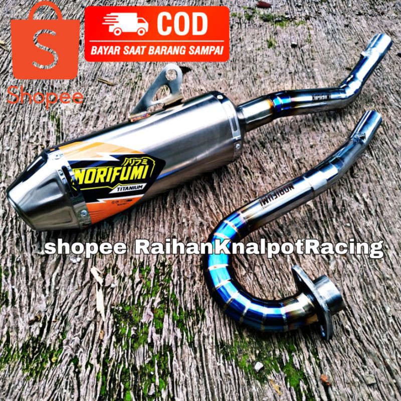 KNALPOT NORIFUMI ROCKET TITANIUM CRF KLX CRF KLX WR
