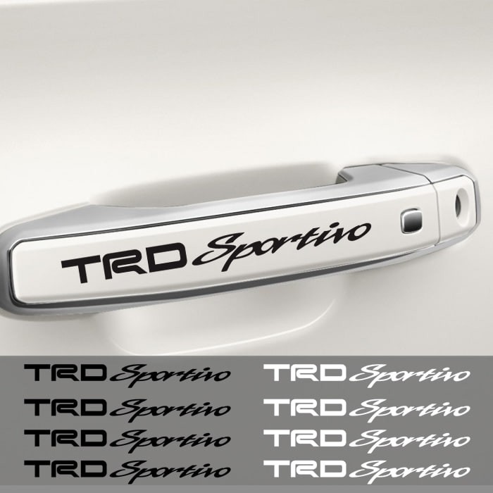 Stiker Handle Pintu Mobil TRD Sportivo Car Toyota Sticker Velg Wiper