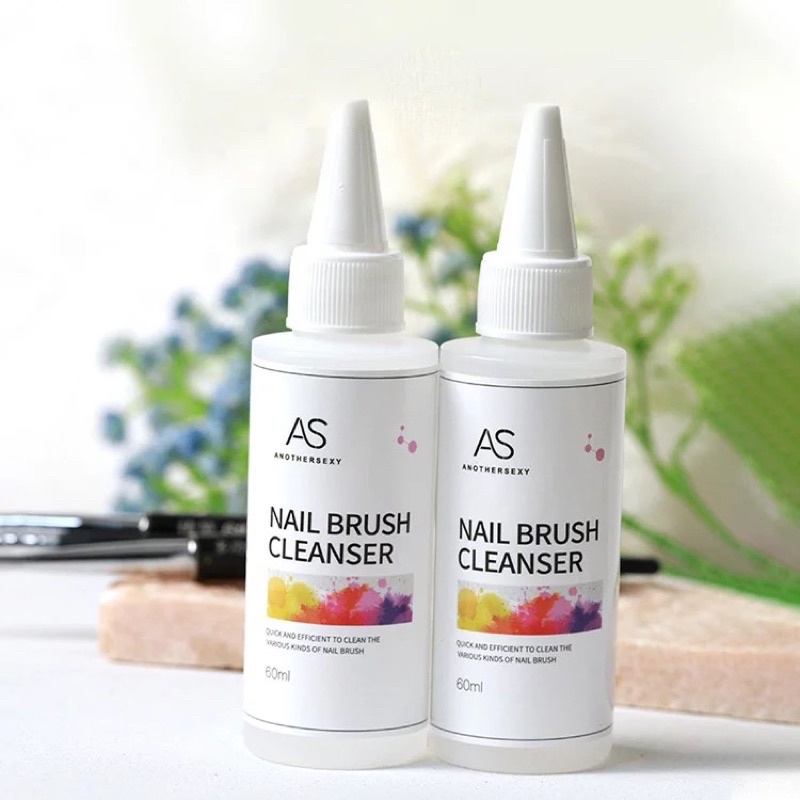 AS BRUSH CLEANSER 60ml Pembersih Brush Nail Art