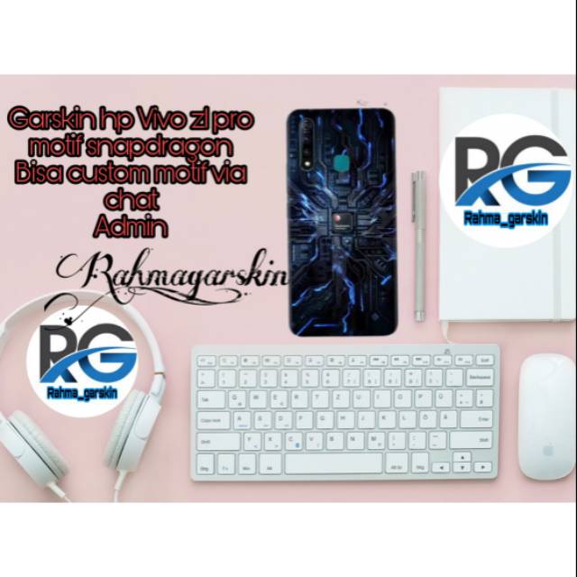 Garskin hp vivo z1 pro motif snapdragon - bisa custom motif via chat