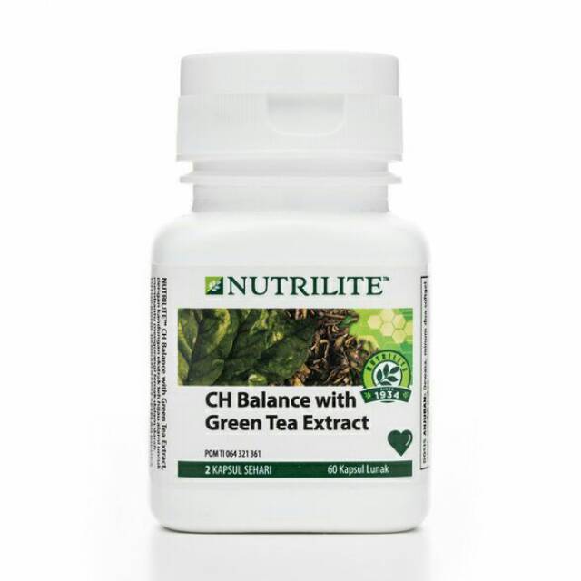 Obat Kolestrol Amway Nutrilite Ch Balance With Greentea Extract Zat Anti Kanker Shopee Indonesia