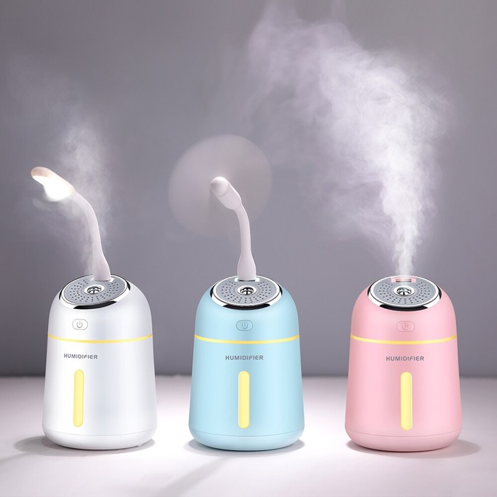 Air Ultrasonic Humidifier Creative 3 IN 1 USB Little Q Aroma Ess 330ml