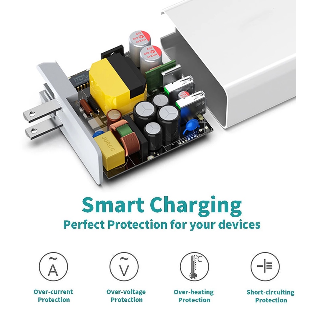 Adapter Power Charger 96W PD USB-C 87W Tipe C Fast Charging Untuk Laptop / Notebook Mac Pro