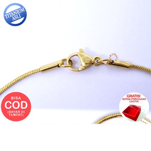 Lovelybutik - Kalung Anak Perempuan Titanium Anti Karat Cutie Kalung Anak Cewek Lucu Titanium Gratis Hadiah KOTAK PERHIASAN