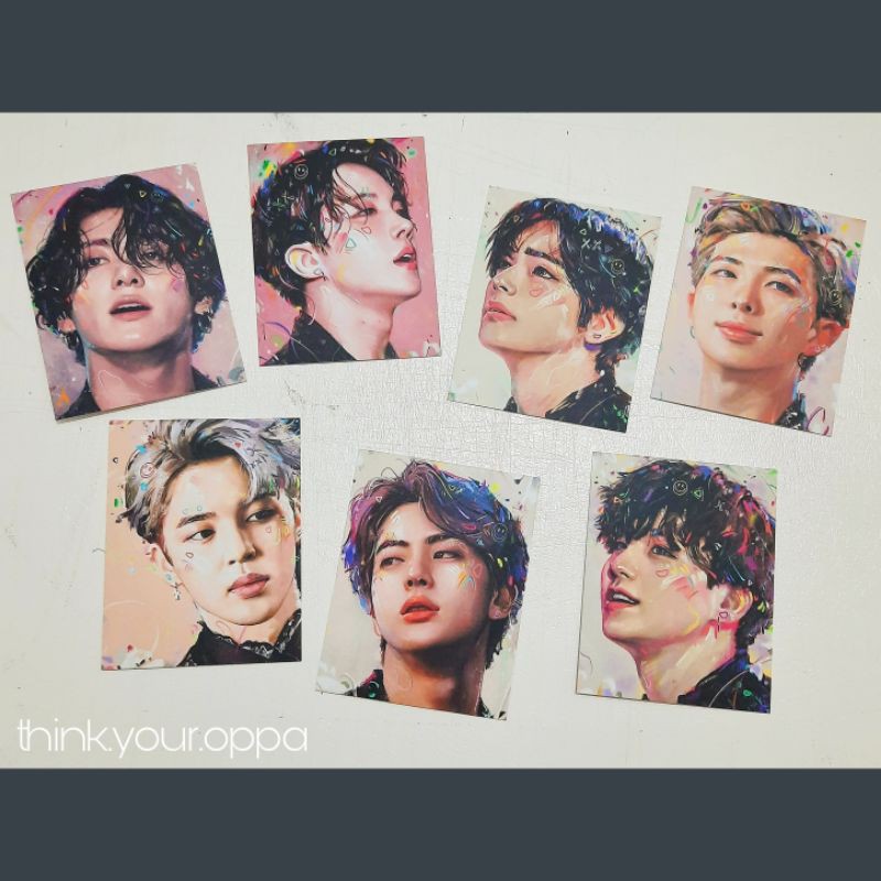 

POSTCARD AESTHETIC BTS POP ART