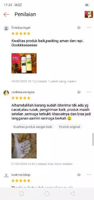 HB greantea lotion pemutih SEPAKET SIANG &amp; MALAM