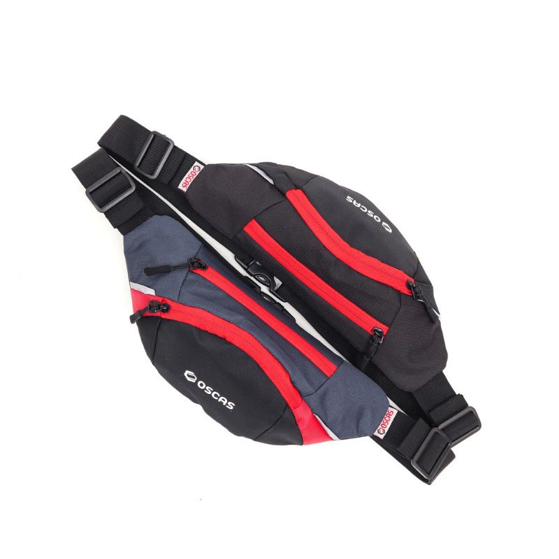 Waist Bag Pria Wanita Multifungsi, tas sling bag, tas slempang pria, Waistbag OSCAS