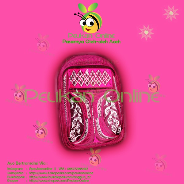 Tas Ransel Aceh Medium (M) / Tas Ransel Bordir / Tas Bordir Aceh