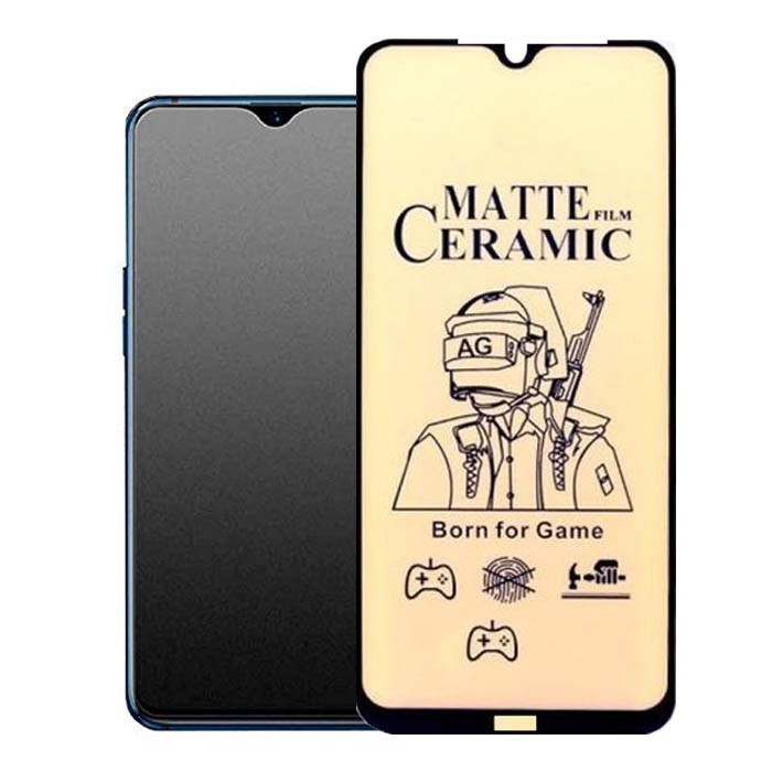 CA/M- CERAMIC MATTE ANTI GLARE TEMPERED GLASS SAMSUNG S22 A04 A04E A04S A11 A12 A13 A14 A21 A21S A31 A51 A71 A81 A91 F41 F62 M33