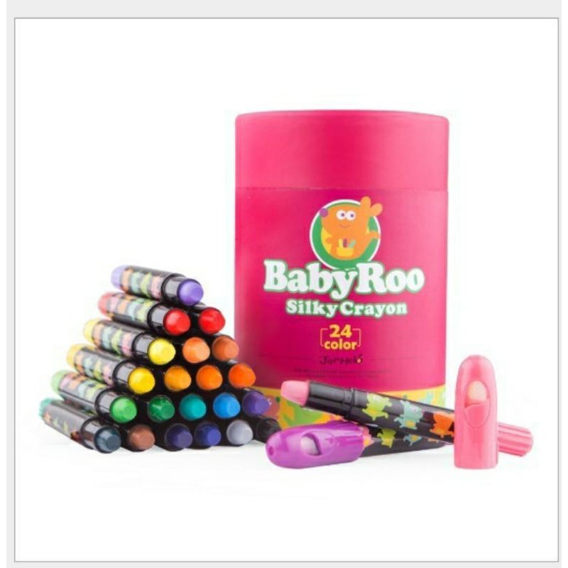 

BABYROO SILKY CRAYON 24 COLOR
