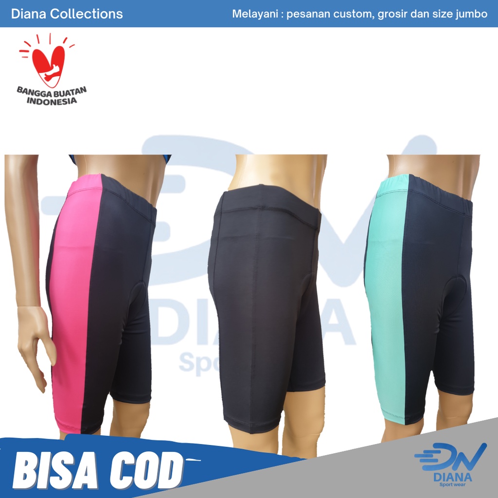 Celana sepeda wanita padding busa bantalan | celana sepeda padding | celana sepeda pendek | celana s