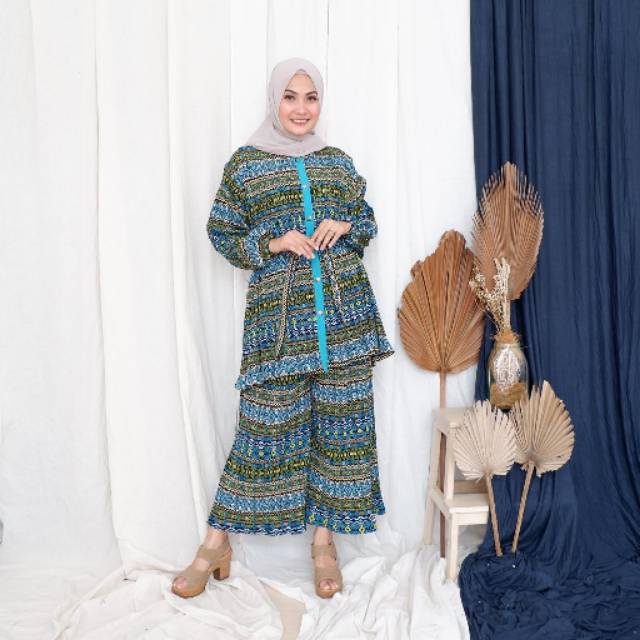 SET TUNIK DAN KULOT PRISKET BANGKOK