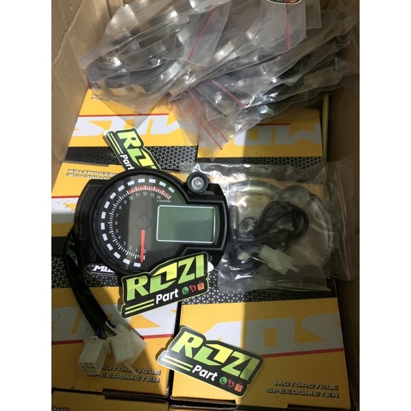 Spido meter Koso Rx2n set pangkon crom