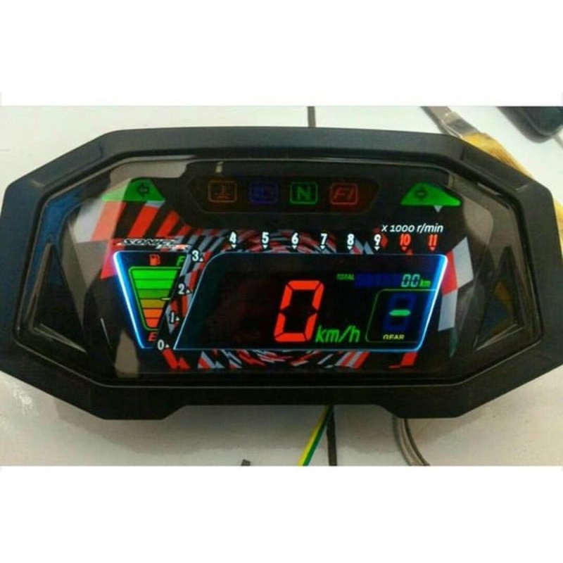 Jual stiker sticker LCD Spidometer speedometer Honda Sonic Fi | Shopee ...