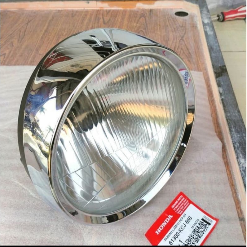 Lampu Tiger Revo Autopal Headlamp Honda Tiger Revo Semi ORI Lampu Autopal 7 inch Reflektor Kaca
