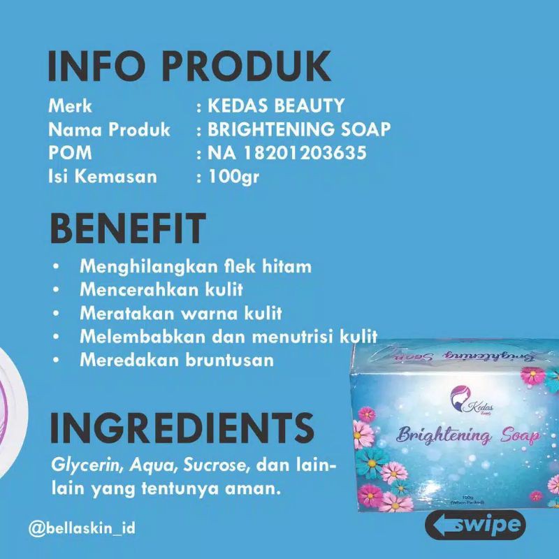 SABUN KEDAS BEAUTY ORIGINAL