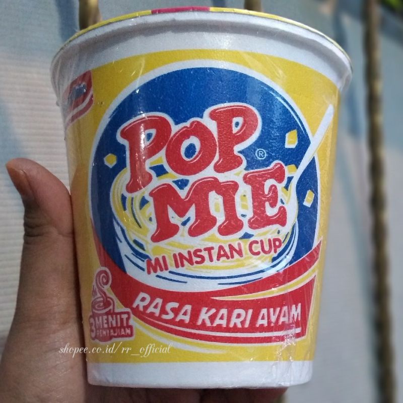 

Mi Instan Pop Mie Rasa Kari Ayam Karih Kuah Cup Varian 60gr Cup