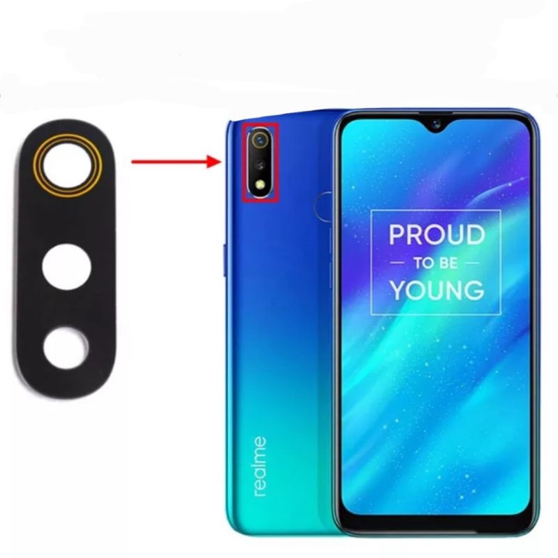 lensa kamera belakang realme 3 pro