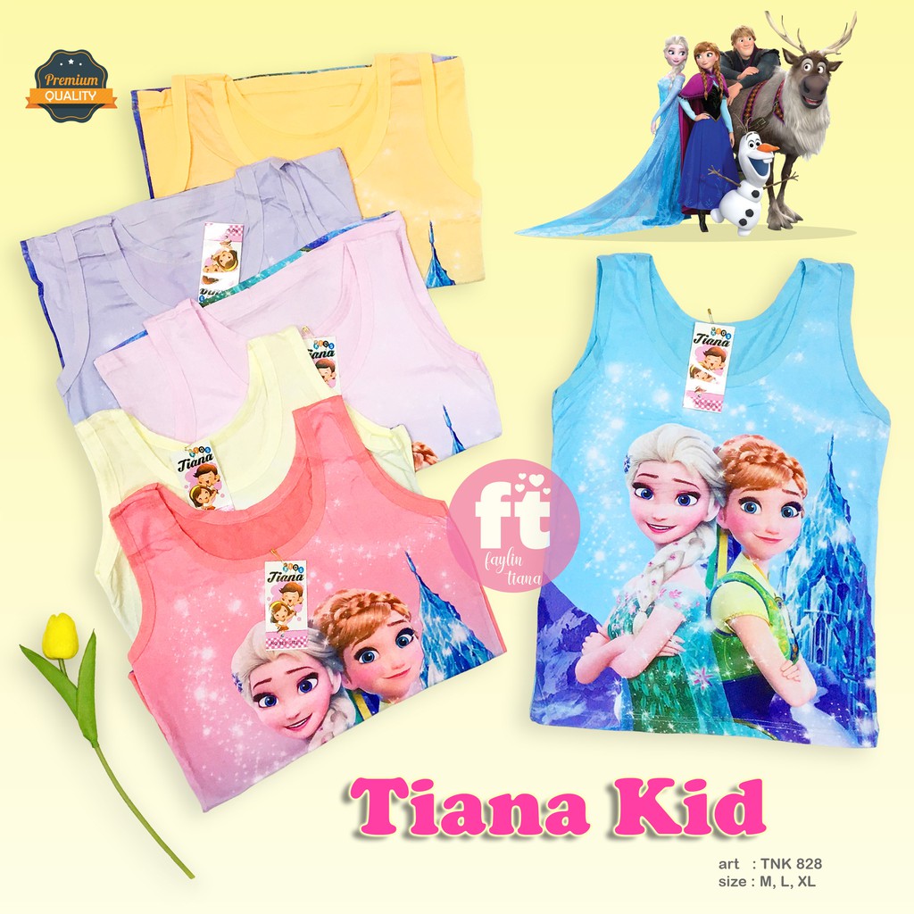 TIANA KIDS | Tanktop Anak / Atasan Anak / Singlet Anak / art TNK 828