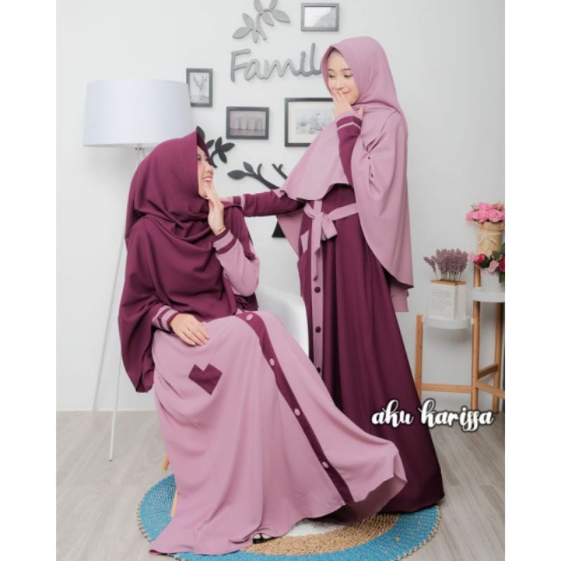 Gamis Murah NADIA SET SYAR'I BY AKU KARISSA terbari 2021