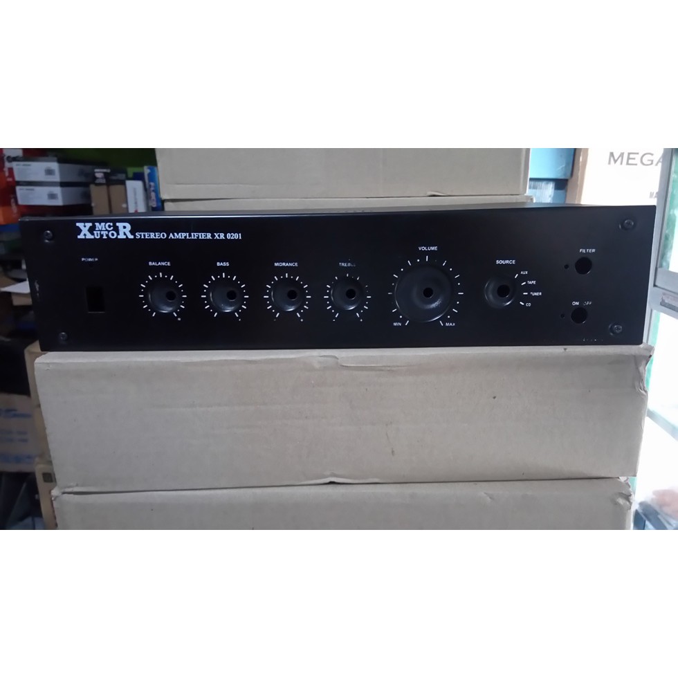 BOX POWER AMPLIFIER PROFESIONAL SOUND SYSTEM XUTOR XR0201 TEBAL