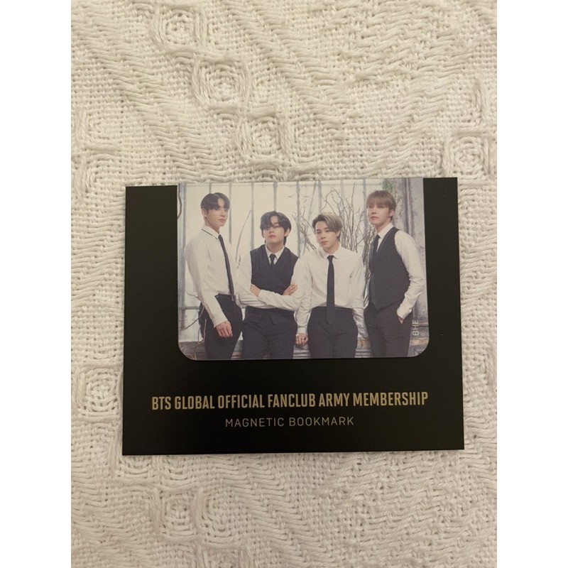 BTS bookmark membership