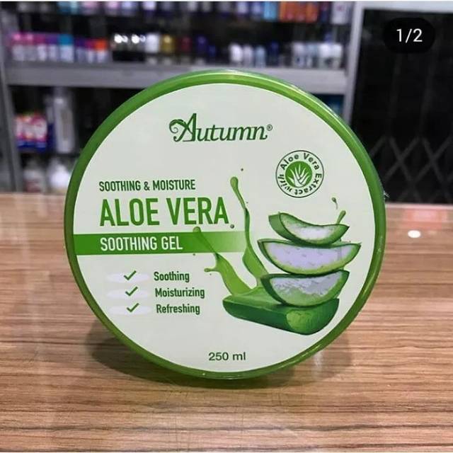 Aschosme AUTUMN SHOOTING GEL ALOEVERA Kemasan Baru