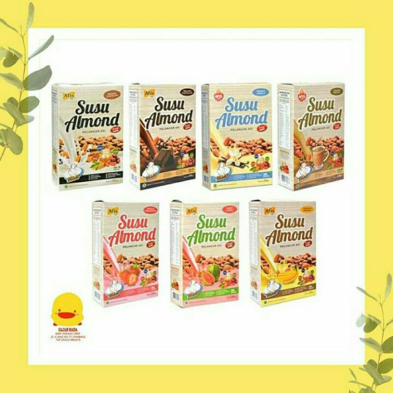 

Afis Susu Almond Pelancar ASI 200gr