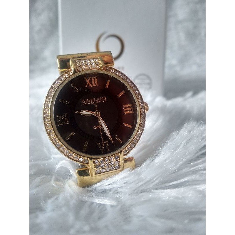 PRELOVED MULUS MURAH | JAM TANGAN WANITA | ORIFLAME | ANALOG | SWAROVSKI | WOMEN WATCH | AKSESORIS