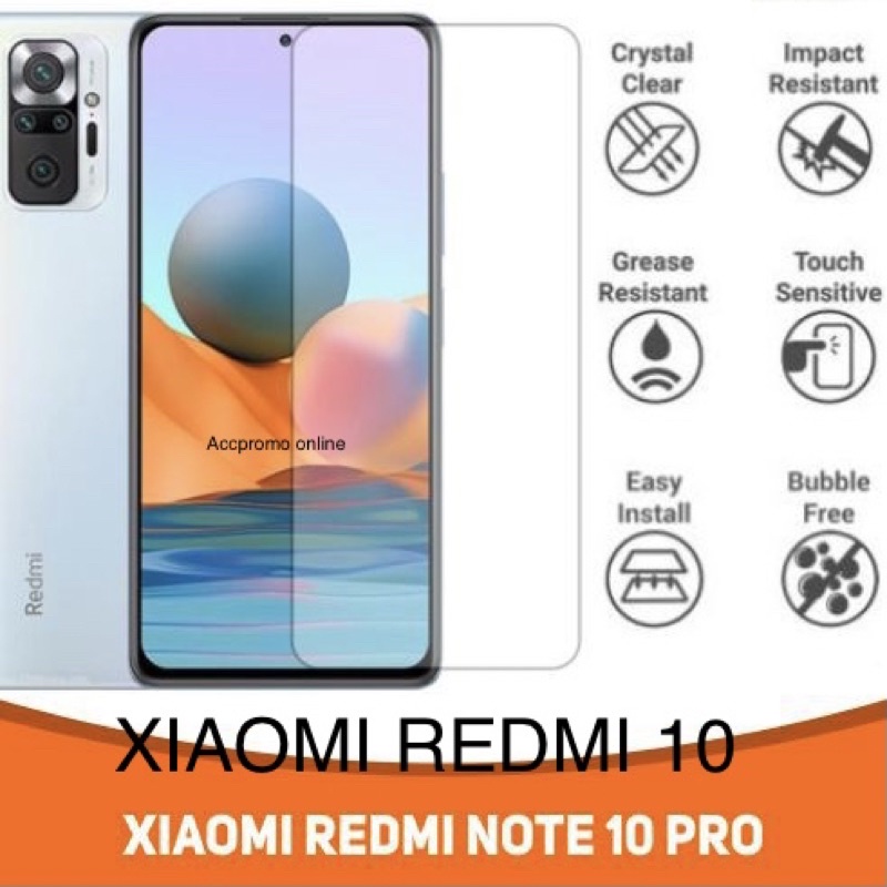 TG anti gores kaca redmi 10/redmi note 10/note 10 pro