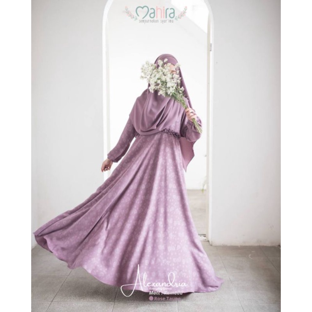 Mahira Alexandria/Gamis syar'i/Busana Muslim/Ummu Aqila/Mahira