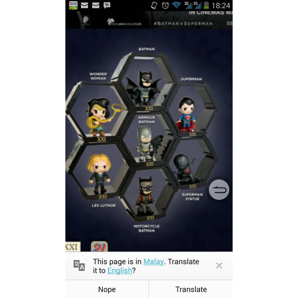 Hexagon Mainan Xxi Bvs Hexagons Batman Superman Jual Eceran Bisa Pilih