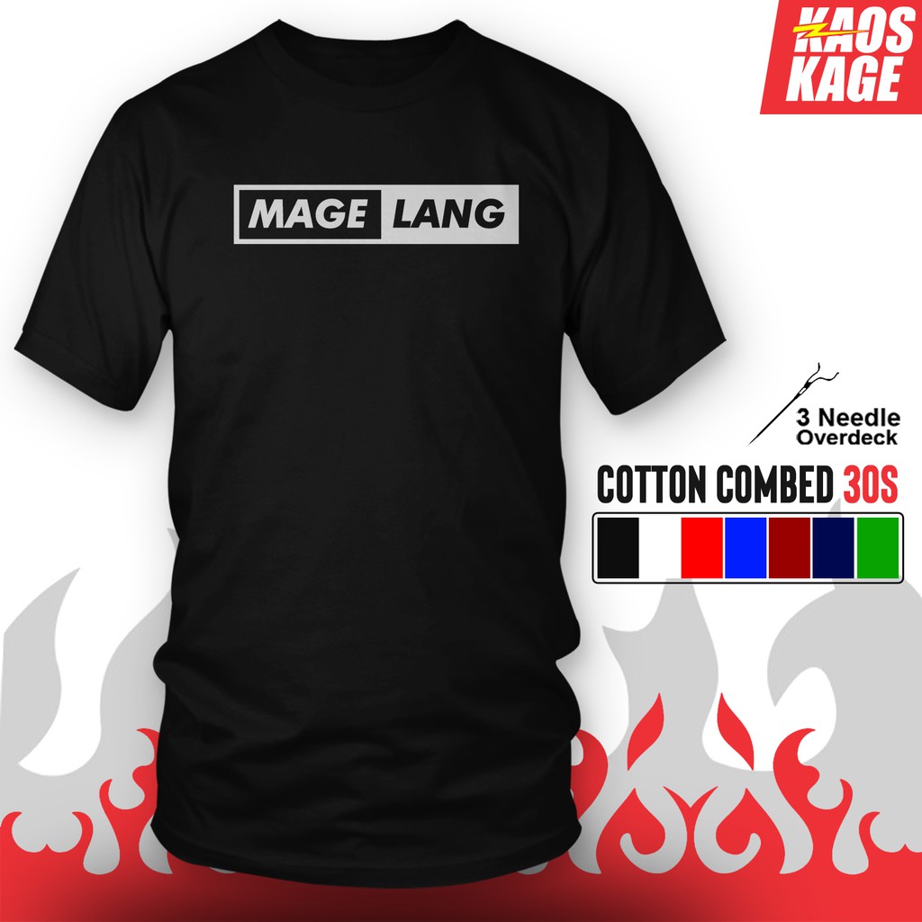 Kaos Baju Distro MAGELANG 100 % Cotton Combed 30s Unisex Terlaris / T SHIRT Orang Magelang