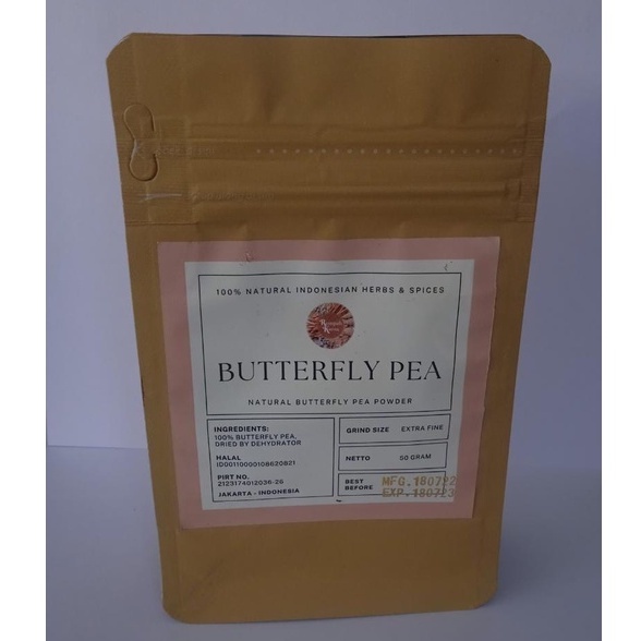 

Bubuk Rempah - Butterfly Pea Powder 50gr