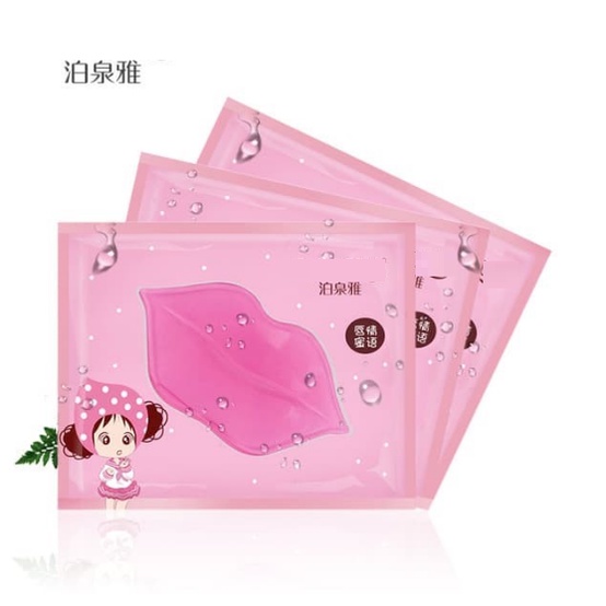 BIOAQUA MASKER BIBIR COLLAGEN / MASKER BIBIR PINK / LIPS MEMBRANE