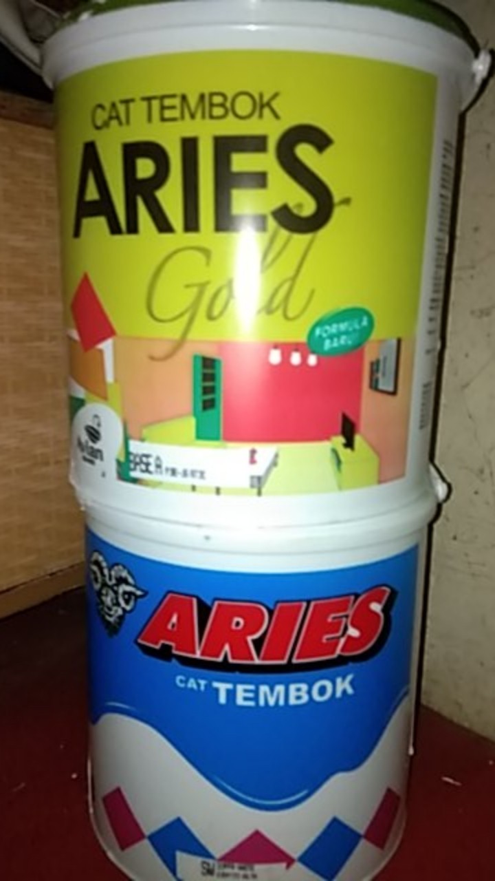 Cat Tembok Aries Putih Cat Tembok Murah Aries Domba Interior Super White 5 Kg