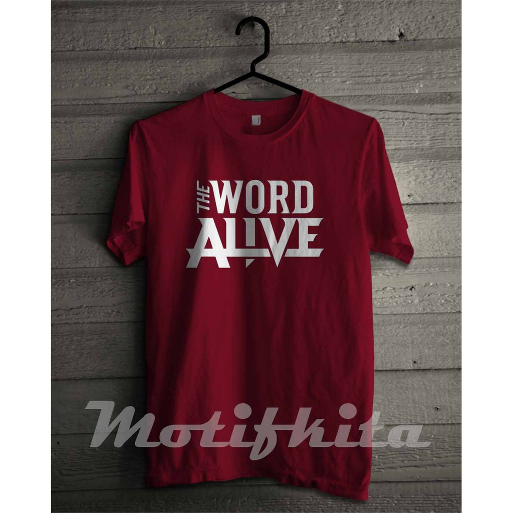  Baju  Kaos THE WORD ALIVE Simple  keren Baju  Distro Pria 