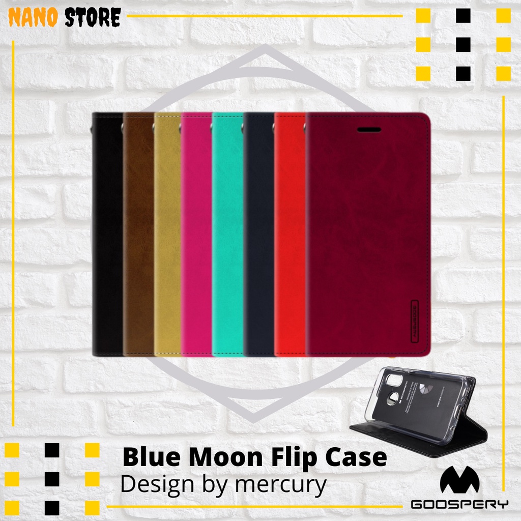 Flip Case Iphone X Xs Iphone XR Iphone Xs Max Bluemoon Flip Wallet Goospery Original Premium