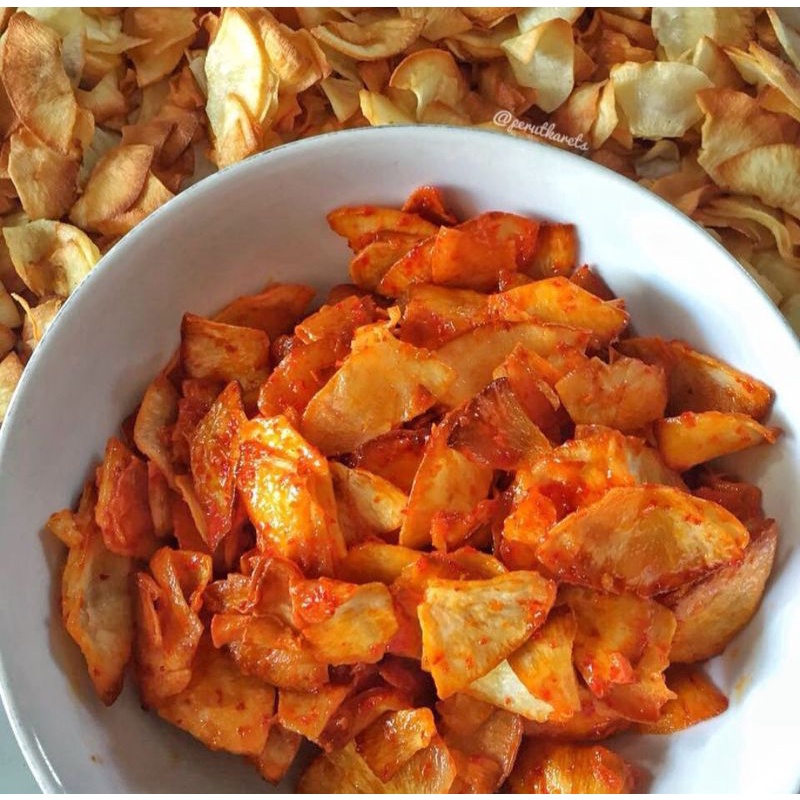 

KERIPIK/SNACK SINGKONG ORIGINAL DAN PEDAS MANIS
