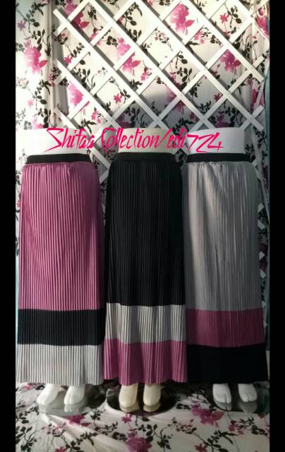 Rok Wanita Plisket (BB 50-100 Kg / All Size)