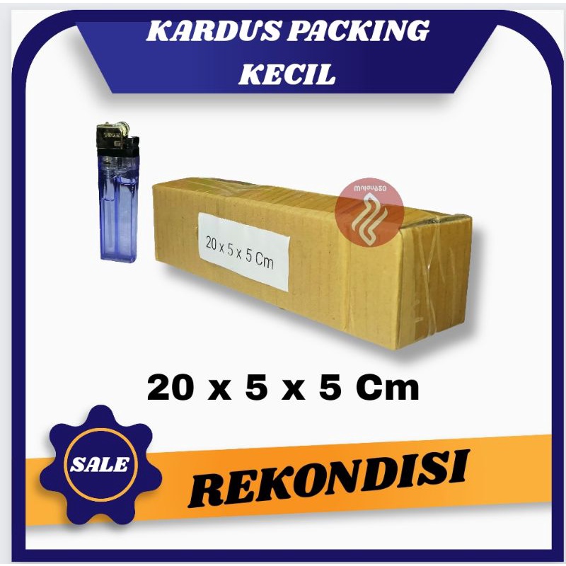 

KARDUS PACKING/KARTON/BOX UKURAN 20 x 5 x 5 Cm