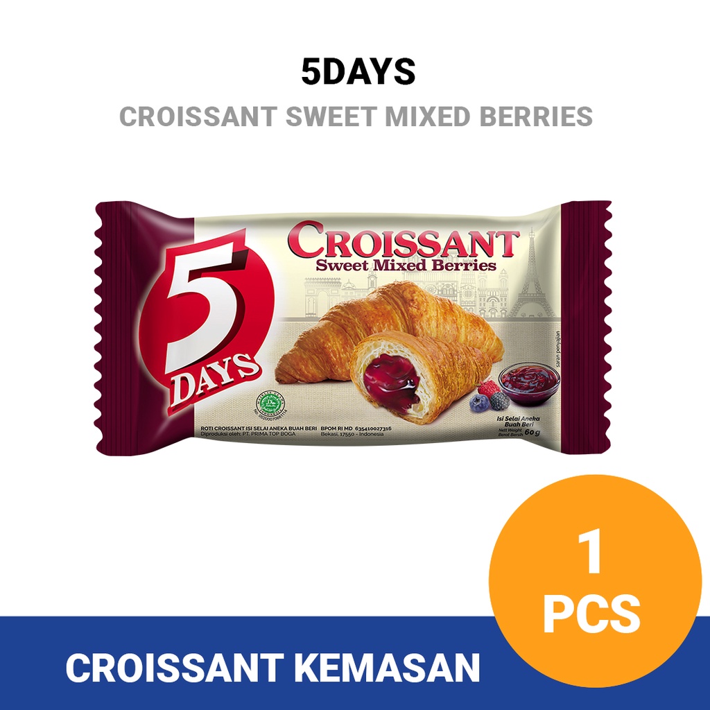 

5 Days Croissant Sweet Mix Berries [60 g]