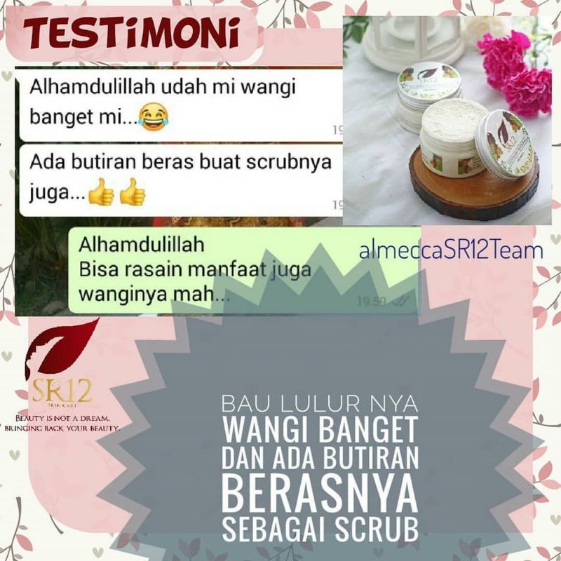 LULUR REMPAH BENGKOANG SR12 / LULUR PENCERAH / LULUR CALON PENGANTIN / LULUR PENGANTEN STANDART BPOM